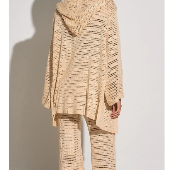 ELAN Cove Beach coverup outfit NWT Cardigan hoodie & pants M pool - Picture 16 of 16